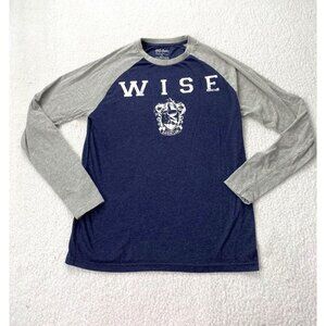 Harry‎ Potter Ravenclaw Wise Shirt Men S Blue Gray Graphic Raglan Classic Geek